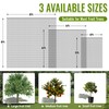 Homiton 2 Pack Fruit Tree Netting Bags with Zipper and