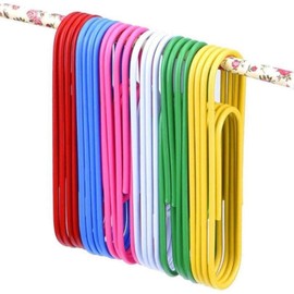 30 Pcs Paper Clips Paperclips Coloured 4 Inch 10cm Large Sheet Holder Mega Paperclips Jumbo Size Clips Paper Holder for Work Organizing Files Documents Home Office School Supplies