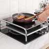 Induction Cooker Bracket Stainless Steel Electric Stove Storage Stand Space