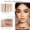 HOUSN Eyebrow Pencil Black Microblading Eyebrow Pen, Liquid Four-Point Eyebrows,