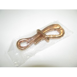 4" Inch Bronze Pelican Hook Sea-Dog Line 189780, 1/2" x 3/8" Eye