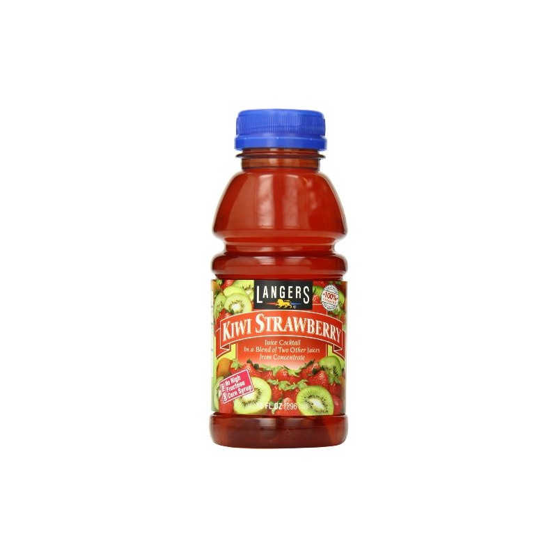 Langers Juice Cocktail, Kiwi Strawberry, 10 Fl Oz (Pack of