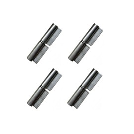 Gate Hinge 70 mm Weld-On Hinge with Flag Pack of 4
