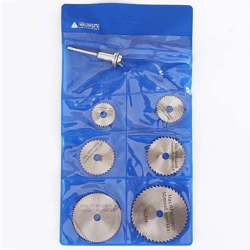 6 PCS Rotary Drill Saw Blades, Steel Saw Disc Wheel