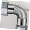TEHAUX Stainless Steel Elbow Chimney Flue for Wood Stoves Lightweight