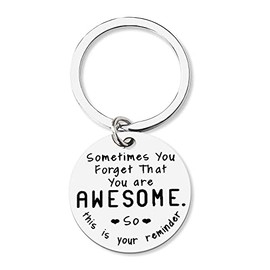 Inspirational Gifts Keychains for BFF Best Friend Birthday Graduation Gifts for Coworker Farewell Thank You Gifts for Boss Employee Appreciation Gifts for Daughter Son Granddaughter