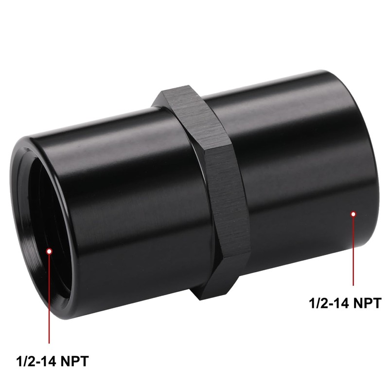 Podavelle 1/2 NPT Female to 1/2 NPT Female Coupler Fitting