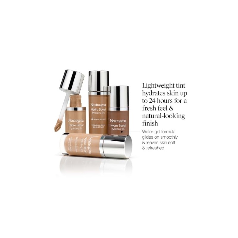 Neutrogena Hydro Boost Tinte de maquillaje líquido, 1 onza líquida,