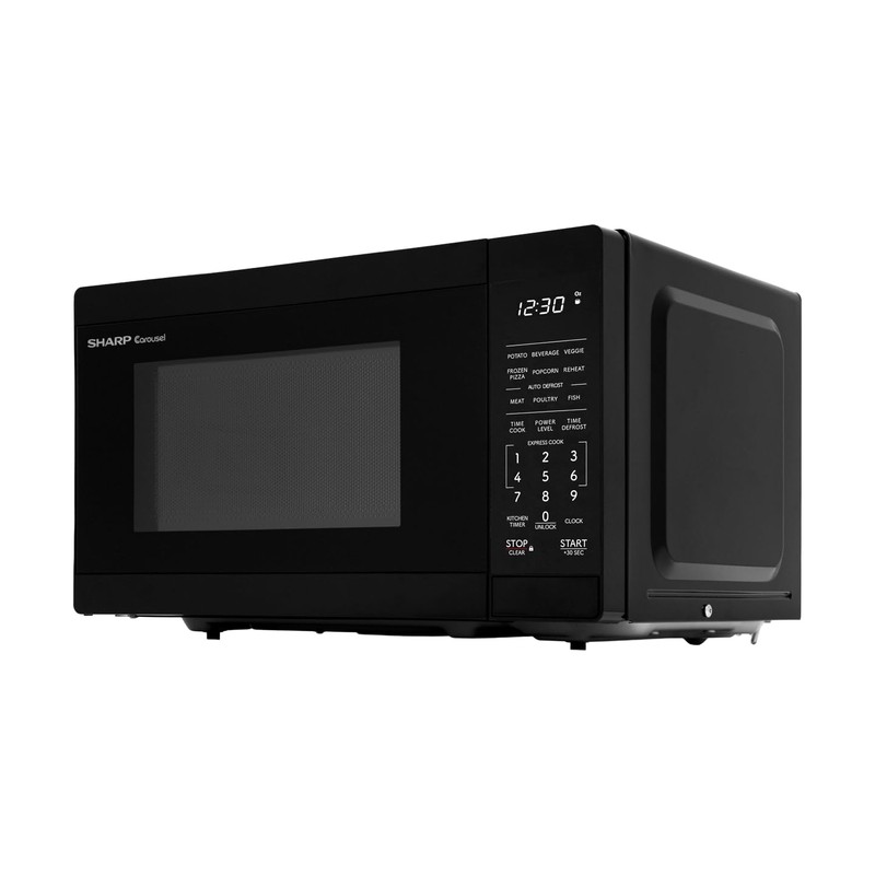 SHARP Compact Countertop Microwave Oven with Removable 10" Carousel Turntable,