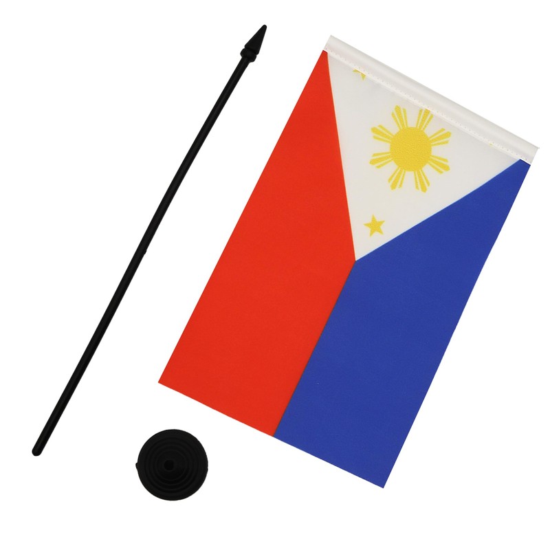 Philippines Table Flag 5'' x 8'' - Filipino Desk Flag