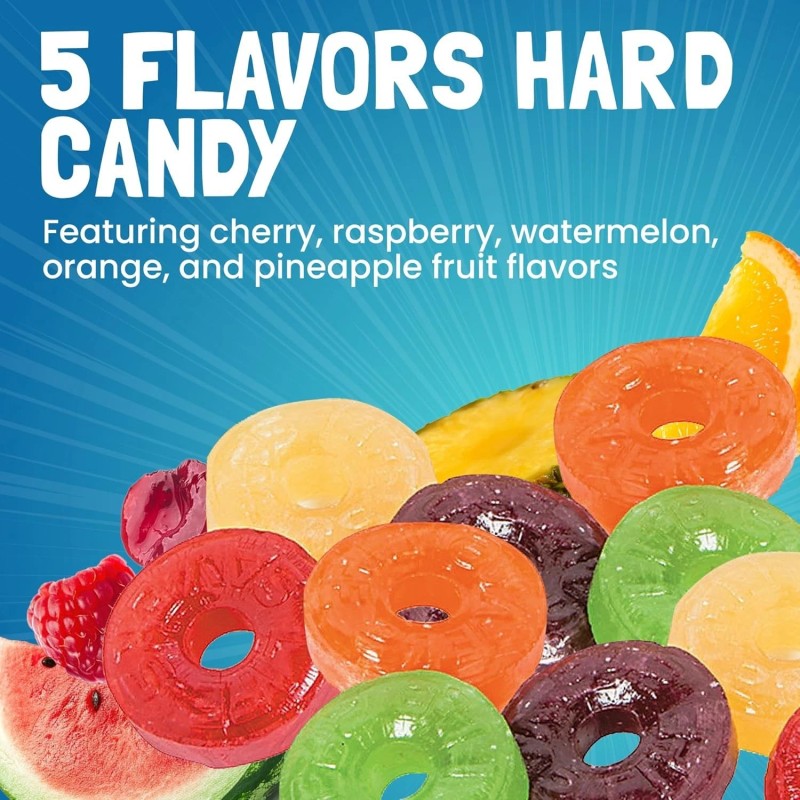 Life Savers 5 Flavors, Assorted Fruit Flavored, Bulk Hard Candy