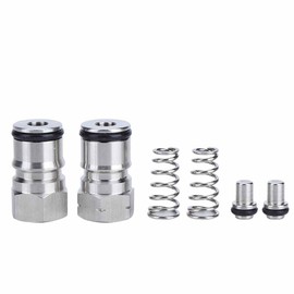 Lock Post, 304 Stainless Steel Homebrew Keg Lock Post Connector Adapter 9/16in‑18 Brewing Accessory