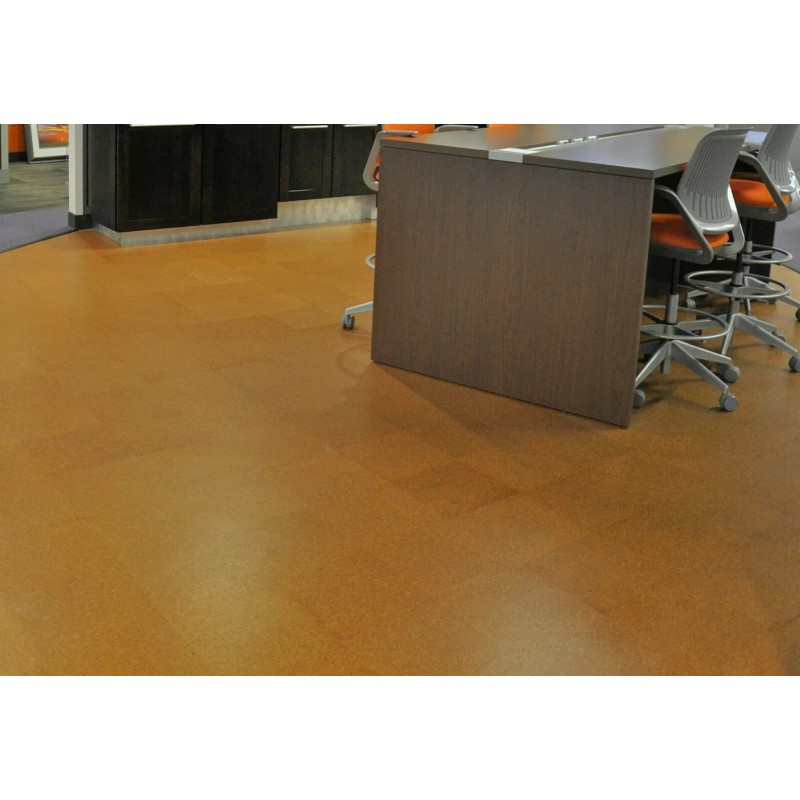 Unbranded Light Cork Flooring Tile - 11" x 11" -