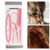 GLOWZEN ヘアアレンジスティック 4本セット グレー まとめ髪スティック ヘアスタイリングツール ヘアセット ヘアアレンジ 簡単ヘアアレンジ 初心者向け