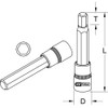 KS Tools 918.3916 3/8" CHROMEplus Bit socket hexagon long, 6mm