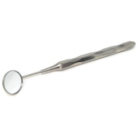 Dental Mirror Hollow Handle with Replaceable Mouth Mirror #5 Used for Teeth Inspection Cleaning Examination Tool Observing Small Parts Made of Stainless Steel (1 Pcs)
