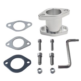 Racing Intake Pipe Inlet Manifold Gasket Screw fit for Predator 301cc 420cc 13hp 15hp Engine Mini Bike & Go Kart Silver