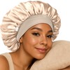 YANIBEST Silk Bonnet for Sleeping Women, Double Layer Hair Satin