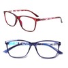 SIGVAN Ladies Reading Glasses Blue Light Blocking Spring Hinge Fashion