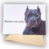 Fava Bean Productions I'm Sorry Card, American Bully Card -