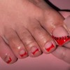 Press on Toenails with Designs Acrylic Fake Nails for Toe