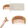 PEUTIER Labor Comb, Natural Wooden Birthing Comb for Labor Pain