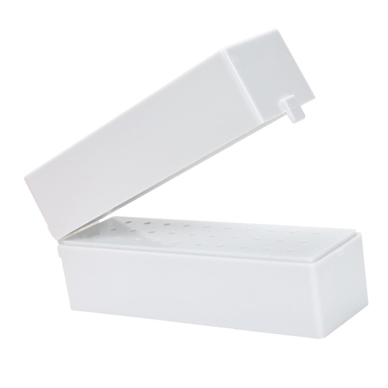 30 Hole Nail Drill Bits Holder,Nail Drill Bits Cleaning Brush