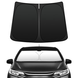 BLUESEATEC Honda New Fit 4th Generation Gr Sun Shade for Windshield Parasol Honda Fit Windshield GR1 GR2 GR3 GR4 GR5 GR6 GR7 GR8 Car Sunshade for Car Models Special Design UV Protection Sun Protection
