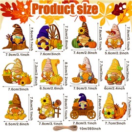 36 Pieces Pendant Autumn Decoration, Autumn Decoration Indoor/Outdoor, Decorative Pendant Autumn with 10 m Rope, Thanksgiving Decoration, Wooden Maple Leaf Pendant for Autumn and Thanksgiving