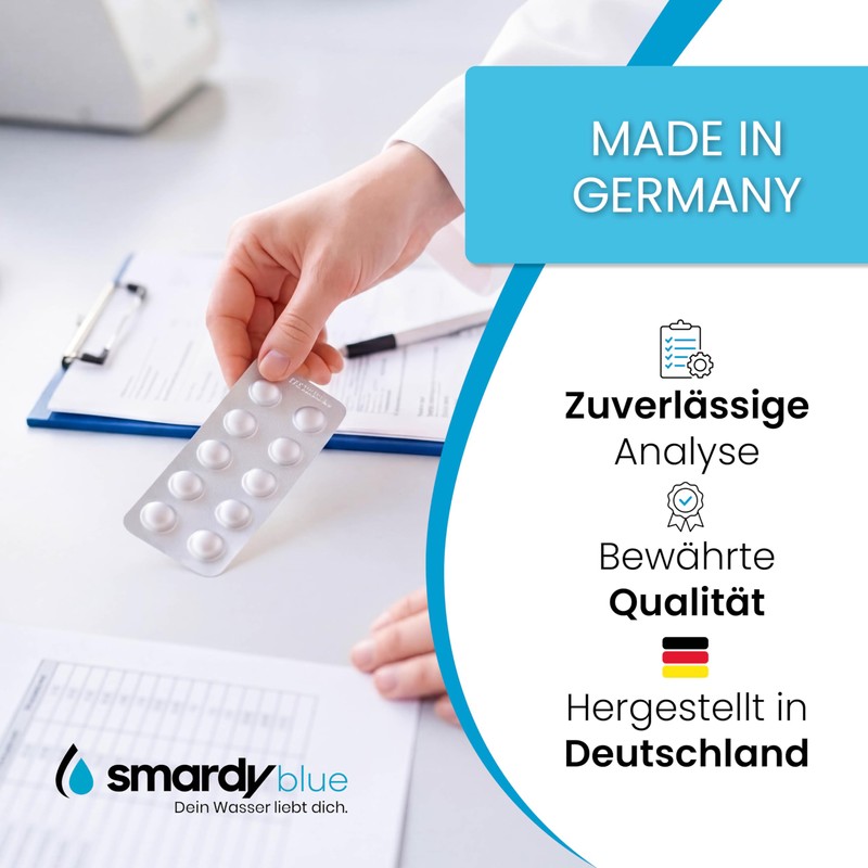 smardy 50 Photometer Test Tablets DPD3 for Analysis of Total