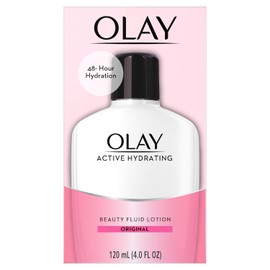 Olay Active Hydrating Beauty Fluid Original, for Women, 4 oz