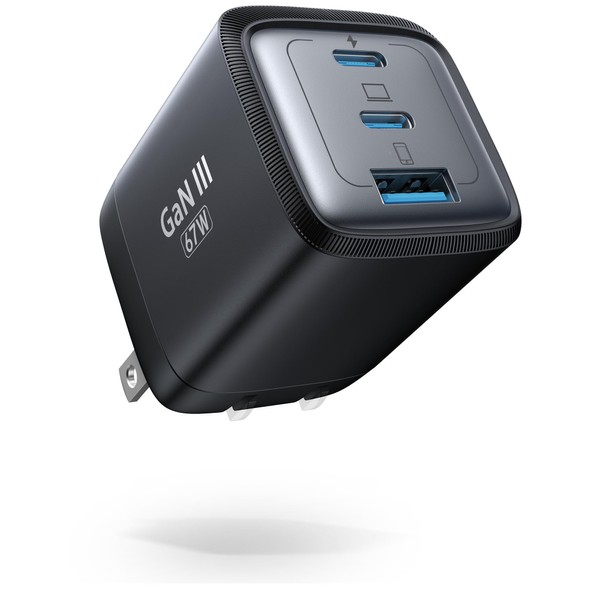 67W Charger, Type-c USB, Safe, Ultra Low Temperature, No Sparks,