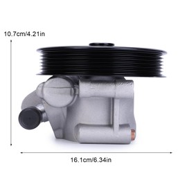 Slakerbe Power Steering Pump with Pulley Compatible with Ford F-150 Lobo 2011 2012 2013 2014 - V8 6.2L, 7696955159 7120192 BL3Z3A696A BL3V3A696AA Power Steering Pump