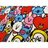 Marushin BT21 Face Towel Get Together 5785014100, Approx. 11.8 x