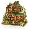 Miniature House Kit, 3D Puzzles for Adults, DIY Miniature Kit,