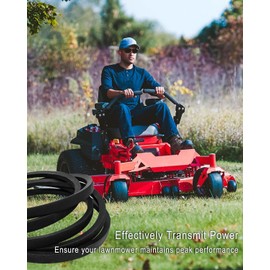 NTSUMI Replace 07200718 Deck Belt Fit for Gravely ZTX Ikon-X 42 52 Ariens Ikon-XD 42 52 60 Series Zero Turn Lawn Mower, 1/2'' x 57'' Drive V-Belt
