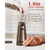 Electric Salt and Pepper Grinder Set with Storage Base, Stainless