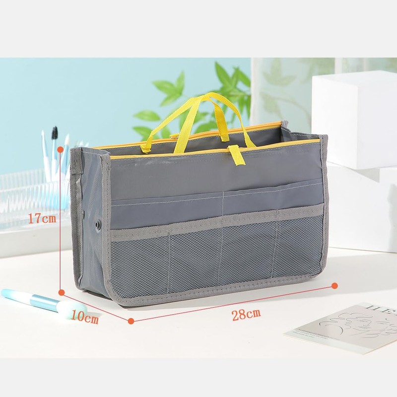 lulubelle Bag-in-Bag, Inner Bag, Storage Pouch, Cosmetic Bag (Black)