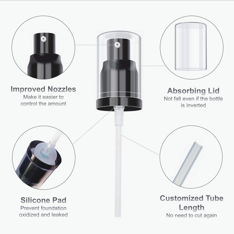 MORICHS 2PCS Replacement Press Cover Air Pump For Maybelline Fit