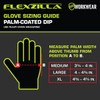 Flexzilla GC240L Crinkle Latex Dip, Gray/ZillaGreen, L Garden Gloves