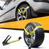 Bolvixor 4 Pack Car Tie Down Straps for Trailers -