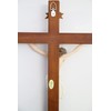 Vittoria Collection 17" Wall Crucifix Wood Cross Jesus Stone Corpus