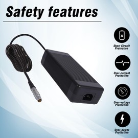 AC DC Power Supply Adapter 16V 10A 6 Pin Female AC/DC Power Supply Adapter Charger for RED Epic Scarlet DSMC2 Gemini MONSTRO Helium V-Raptor Komodo-X Camera