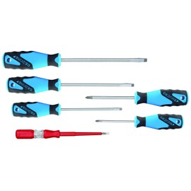 GEDORE 6-Piece Screwdriver Set with Phase Tester