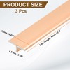 uxcell 3Pcs 2.9ft x 0.47" t Molding Floor Transition Strips,