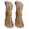 2 Pack Jute Rope 50 Feet x 5/16 Inch (8mm)