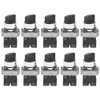 10Pcs BERM Button Switches Normally Closed Safety 2Level Knob Switch