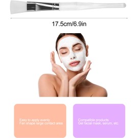 Cepillo de mascarilla facial de 10 piezas, pelo de fibra fina, DIY, cepillo para mascarilla facial, herramienta para el cuidado de la piel, aplicador de barro para el cabello bricolaje,