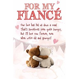 Snuggly Bumkins, Even When We're Old And Grumpy, FIANCE, Valentines Day Card