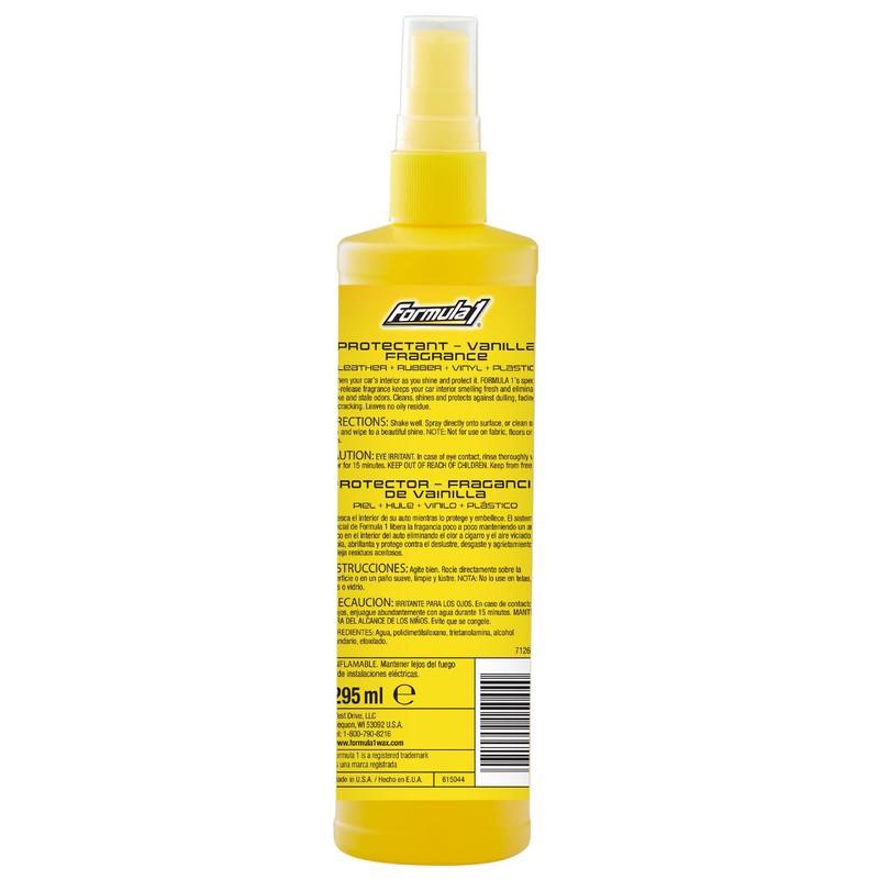 Formula 1 Interior Detailing Protectant Spray, Car Interior Cleaner with